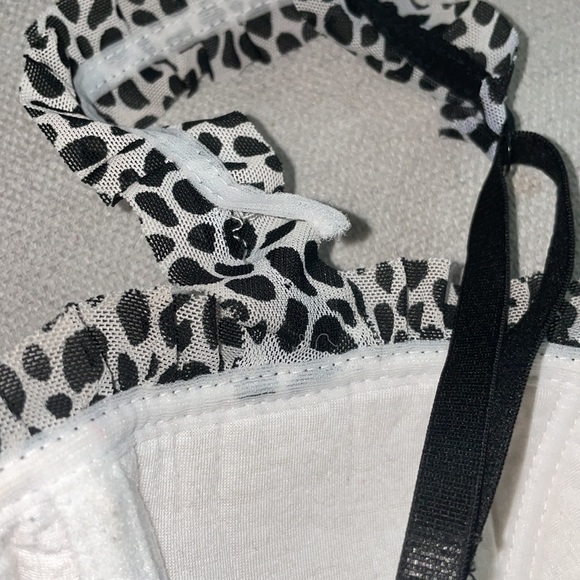 Sophie & Me Adorable Cow Print Balconette Bra 34C - Picture 6 of 10